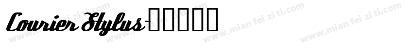 Courier Stylus字体转换